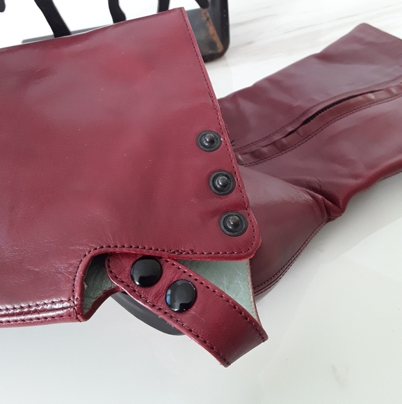 SIGERSON MORRISON BURGUNDY HIGH FASHION BOOTS SZ 9 - Picture 7 of 12